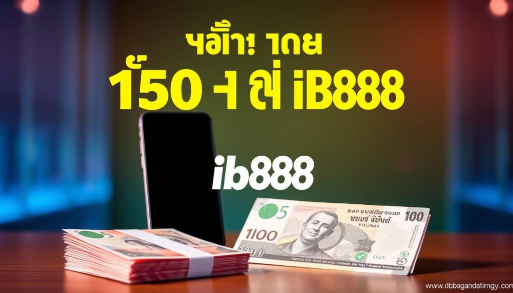 รับเครดิตฟรี 150 บาท ib888